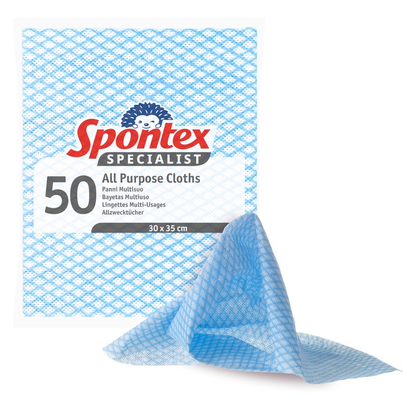 Spontex Specialist 50 All Purpose Cloths - Image 1